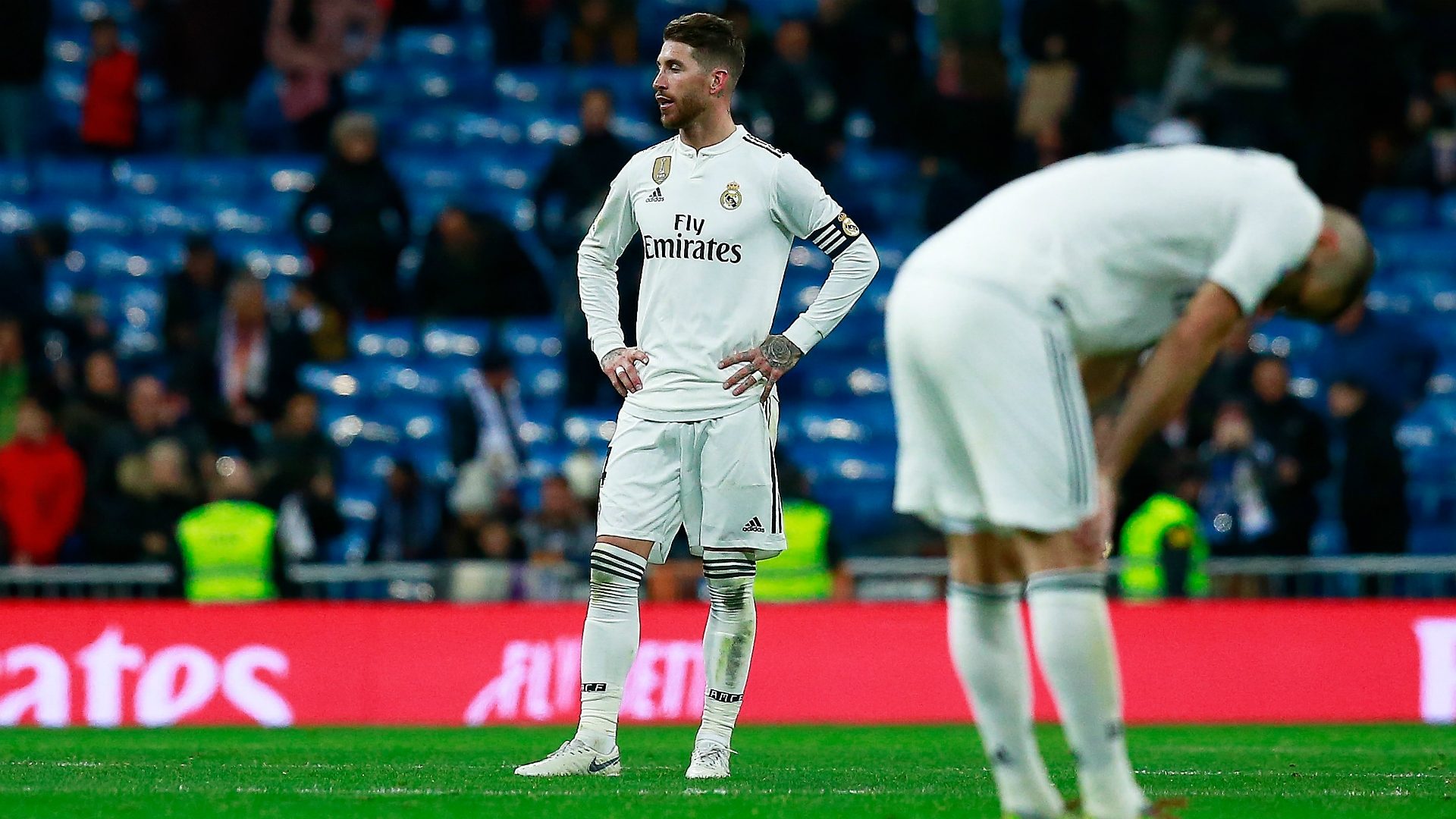 Real Madrid Captain Sergio Ramos - Sergio Ramos Real Madrid Losing - HD Wallpaper 