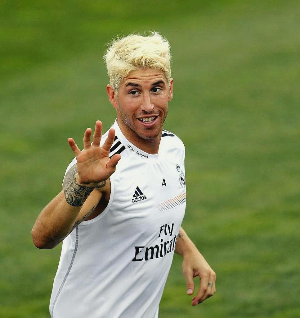 Sergio Ramos Wallpapers-6 - Blonde Soccer Player Haircuts - HD Wallpaper 