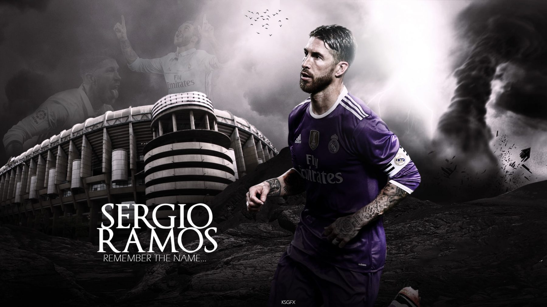 Sergio Ramos Wallpaper 2018 Pc - HD Wallpaper 
