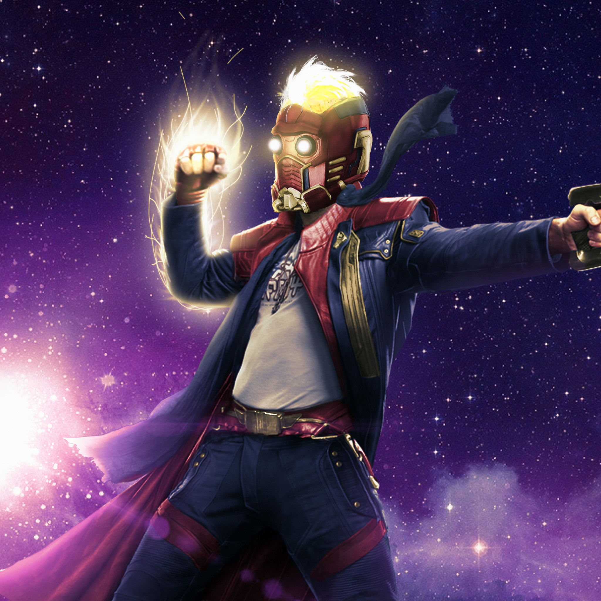 Star Lord And Captain Marvel - HD Wallpaper 