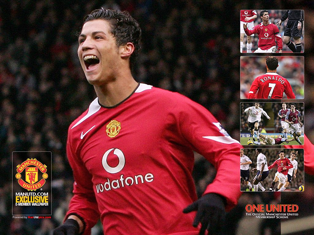 Cristiano Ronaldo Hd Wallpaper - Ronaldo Man Utd 2005 - 1024x768 Wallpaper  