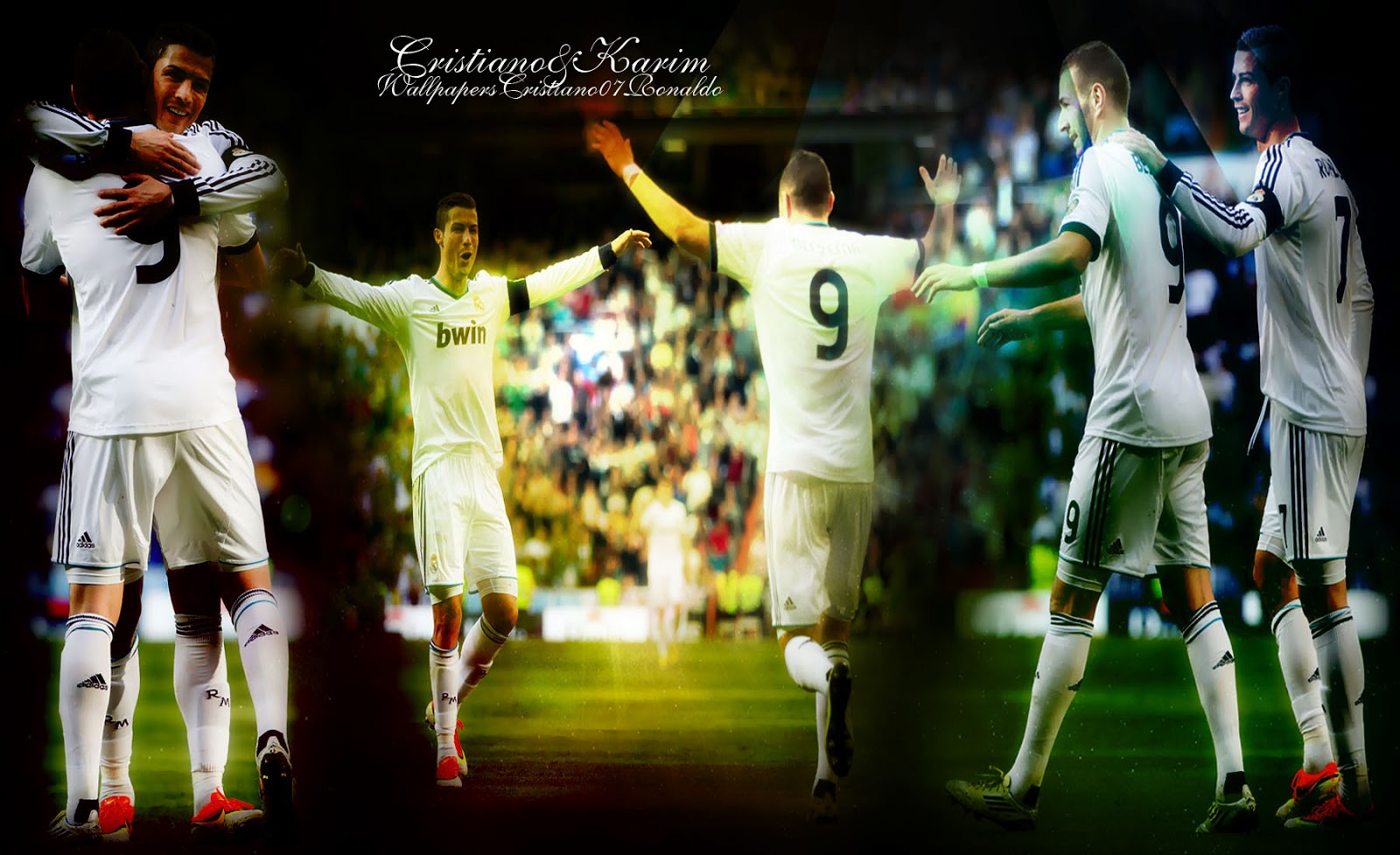Ronaldo Karim Benzema Wallpaper Hd Real Madrid Football - Player - HD Wallpaper 
