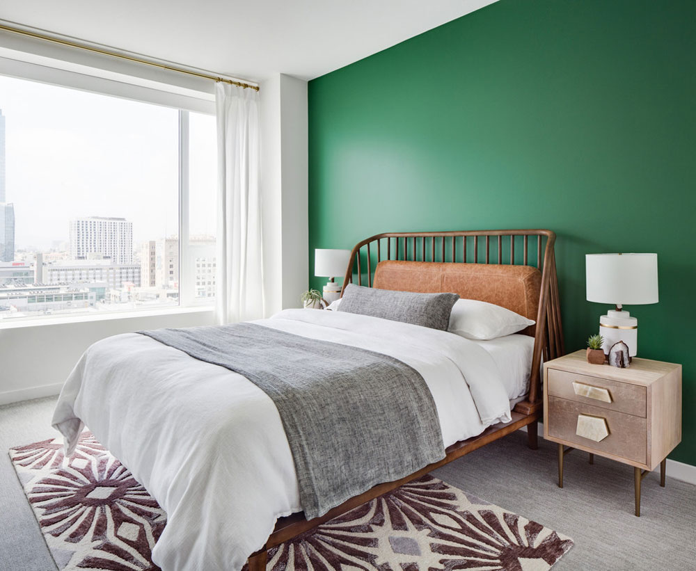 Green Bedroom Ideas Decorating - HD Wallpaper 