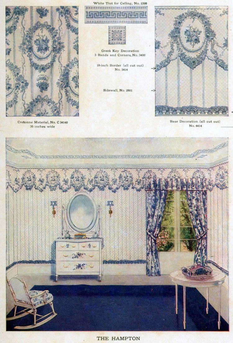 Wallpaper And Interior Decorating Ideas From 1911 - Motif - HD Wallpaper 