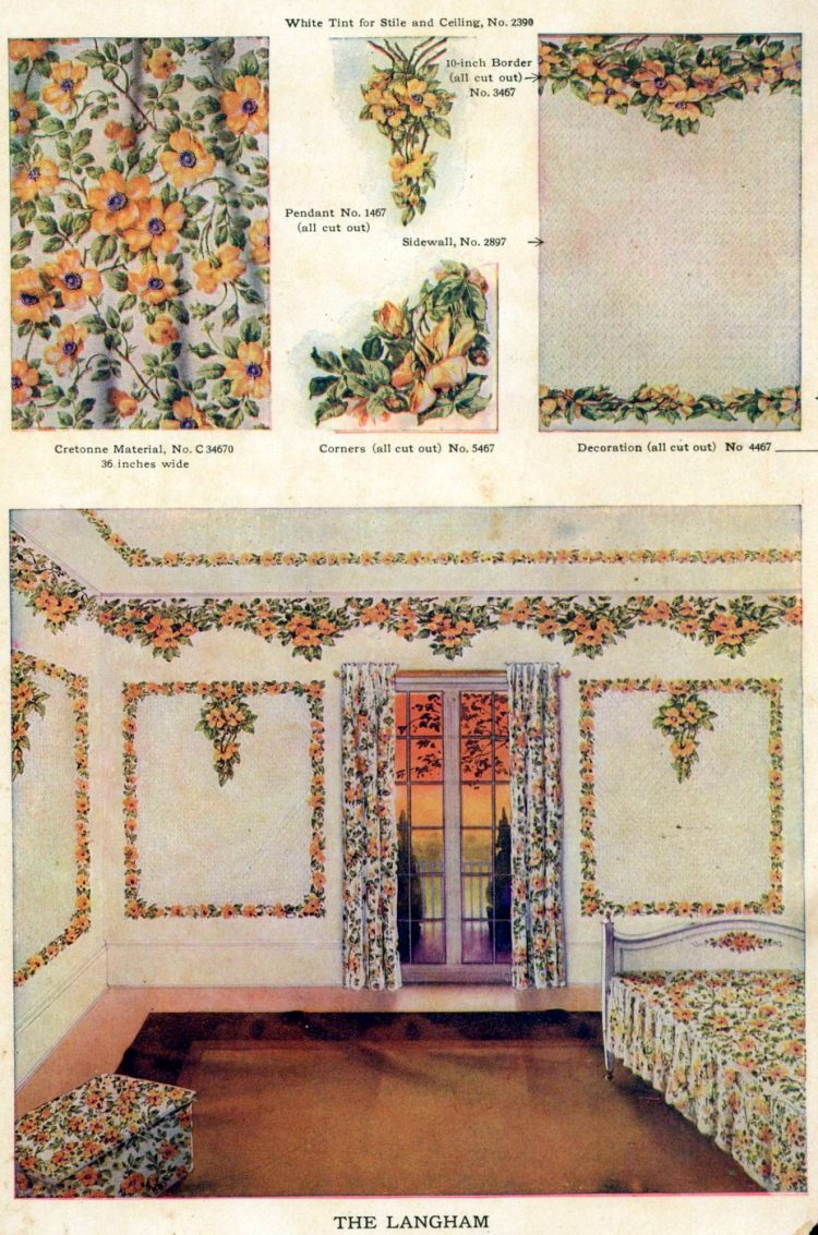 Wallpaper And Interior Decorating Ideas From 1911 - Motif - HD Wallpaper 