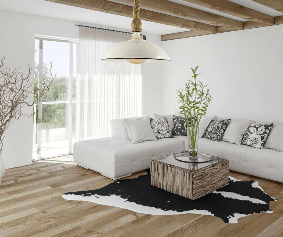 White Beams In Living Room - HD Wallpaper 