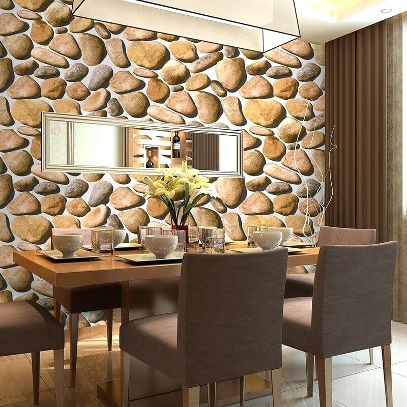 Wallpaper For Dining Room Ideas Wallpaper Dining Room - Ethio Smart Plastering & Paint - HD Wallpaper 