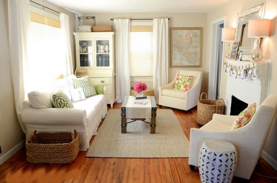 Cute Small Space Living Room Ideas - HD Wallpaper 