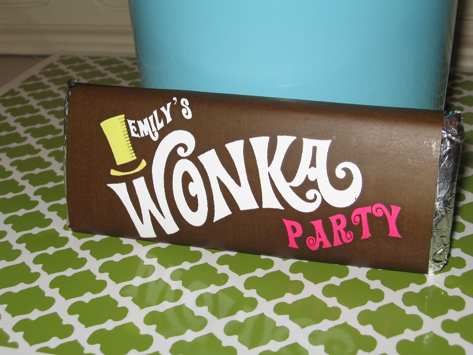 Edible Wallpaper - Charlie And The Chocolate Factory Wonka Bar Wrapper - HD Wallpaper 