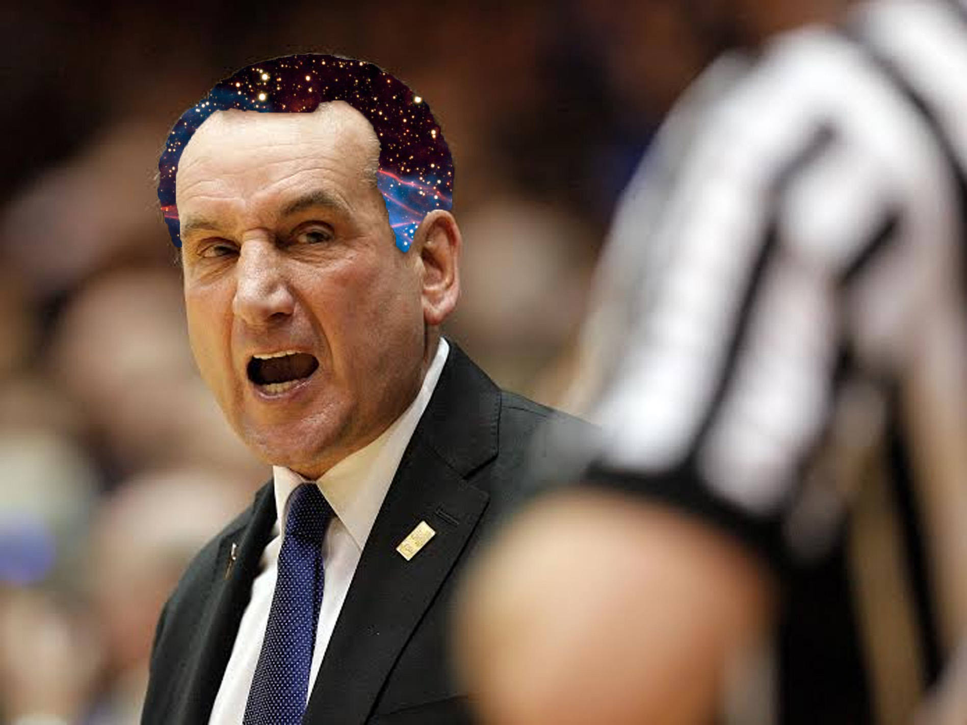 Coach K Duke Wallpaper Coach K Does Not Color His Hair - HD Wallpaper 