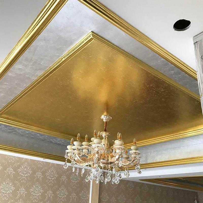 Metal Gold Sheet For Ceiling - HD Wallpaper 