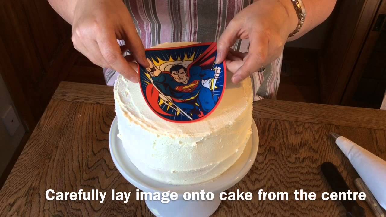 Edible Icing Image Cake - HD Wallpaper 