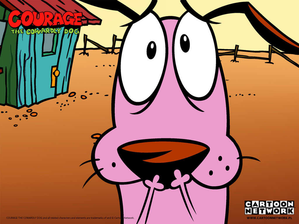 Courage The Cowardly Dog Cute - HD Wallpaper 