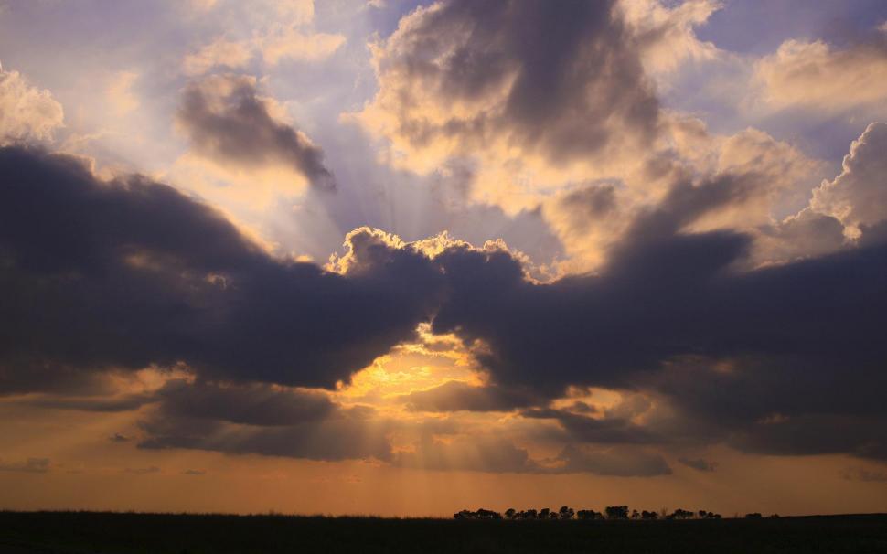 Clouds Sunlight Religion Rapture Sky Sunrise Sunset - High Resolution Sunrise Clouds - HD Wallpaper 
