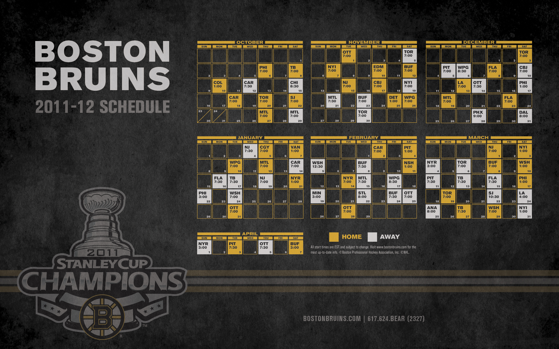 Bruins 11 12 Schedule Boston Bruins Calendar 17 19x10 Wallpaper Teahub Io