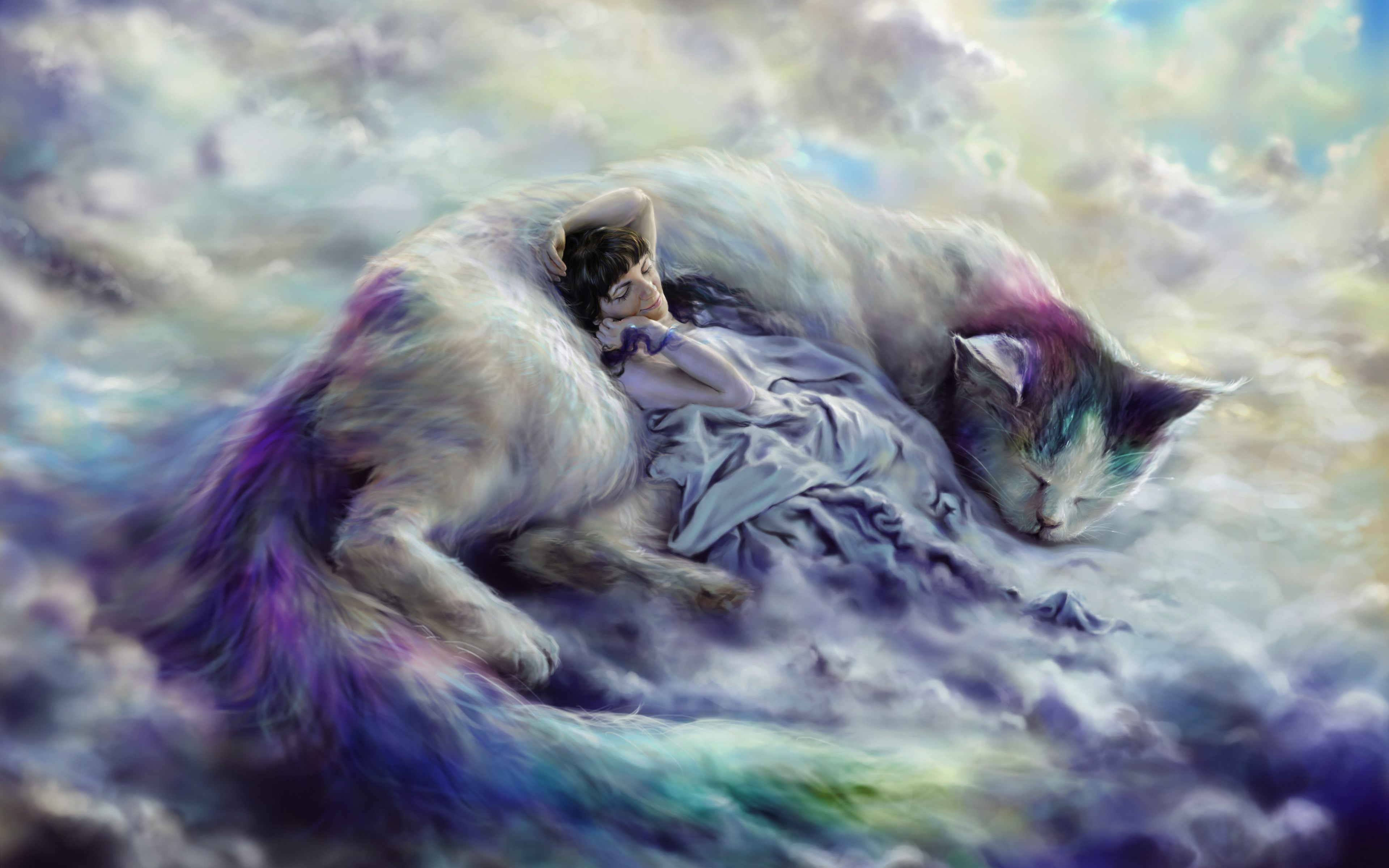 Fantasy Cat - HD Wallpaper 