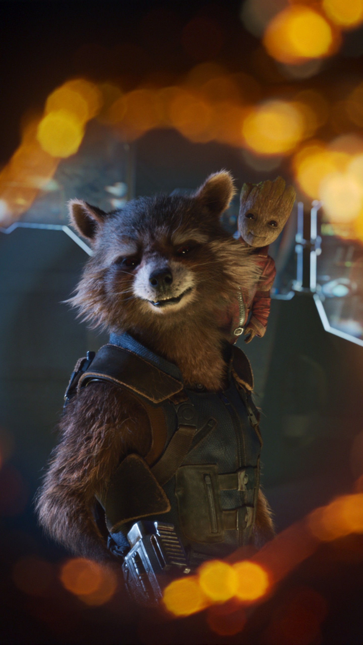 Baby Groot And Rocket - HD Wallpaper 