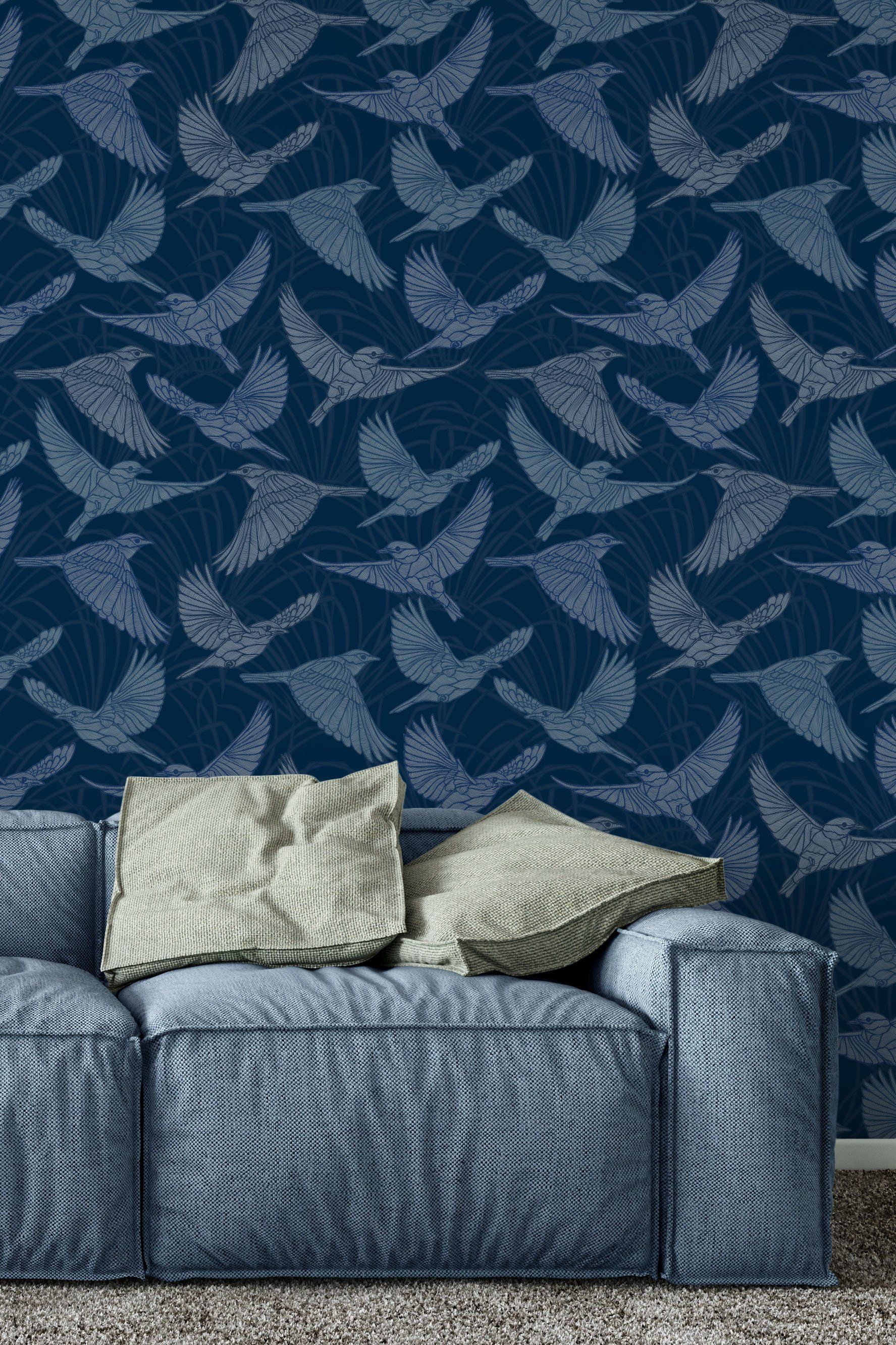 Blue Bird Wallpaper - HD Wallpaper 