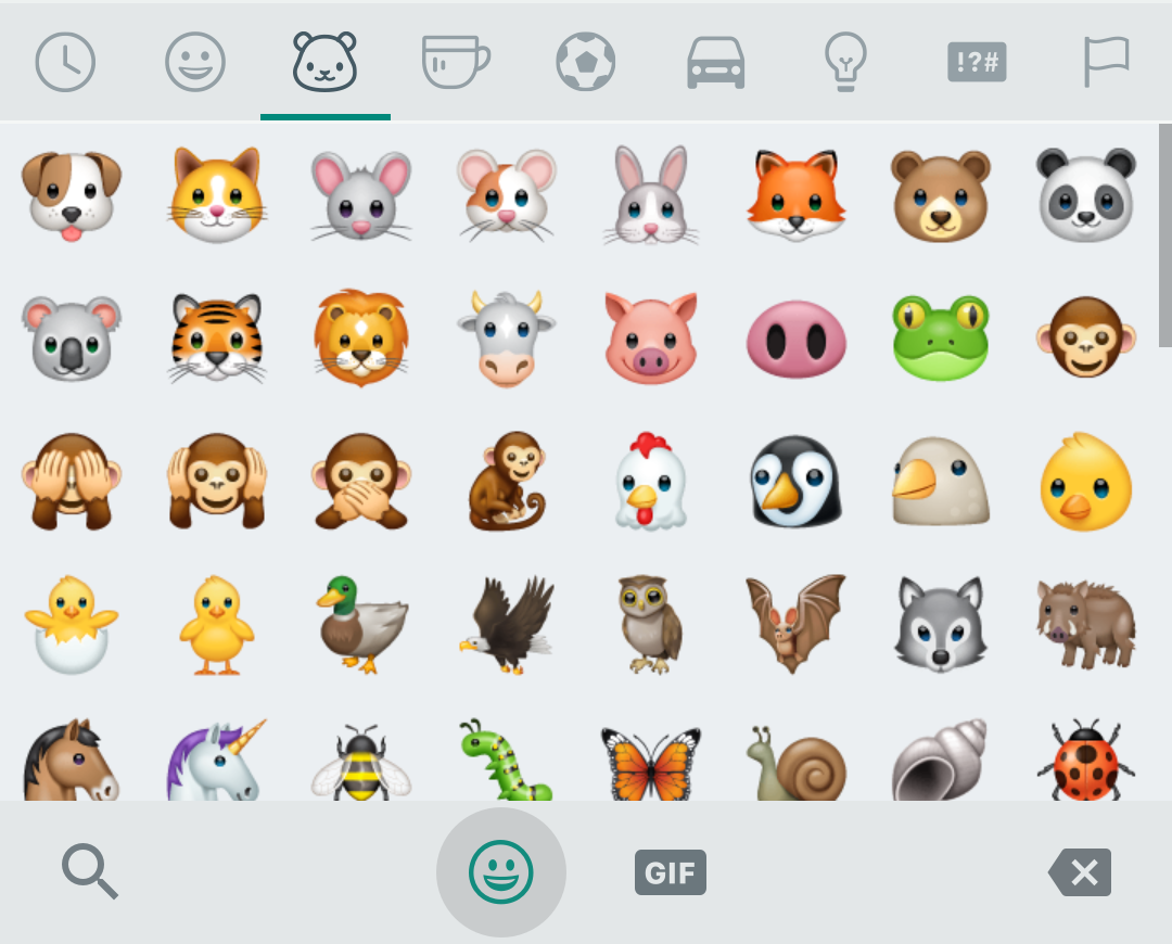 Animal Emojis On Whatsapp - HD Wallpaper 