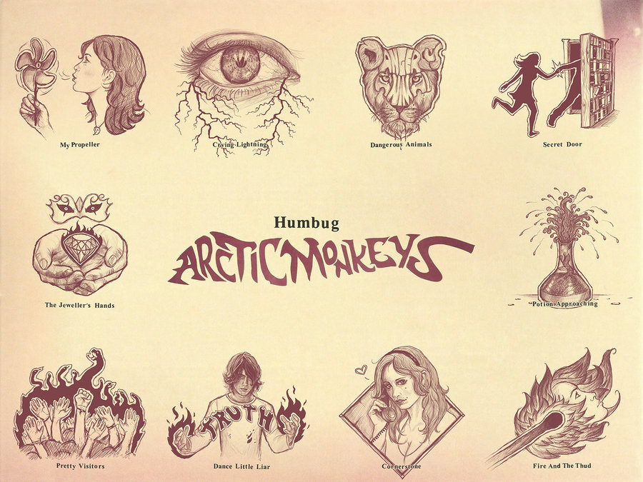 Arctic Monkeys And Humbug Image - Arctic Monkeys Humbug Artwork - HD Wallpaper 