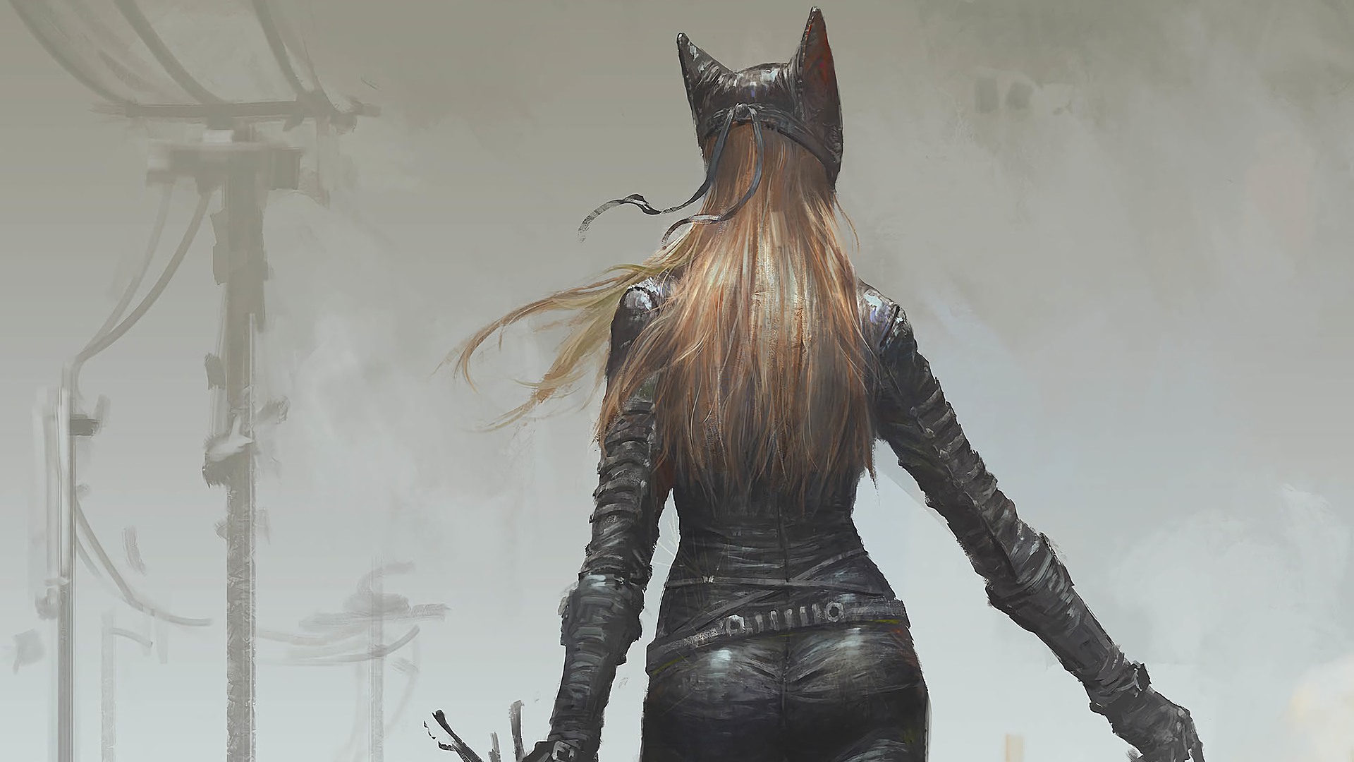 Catwoman Hd Background - HD Wallpaper 