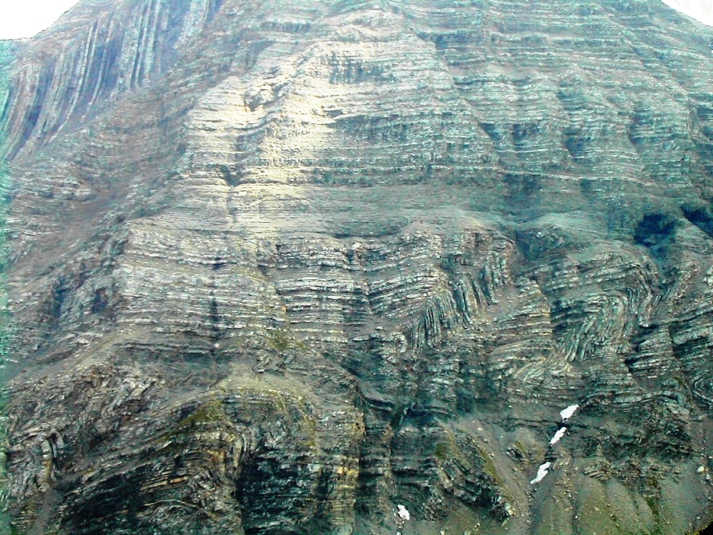 Alps Folds - Geological Process Of Folding In Atlantic Canada - HD Wallpaper 