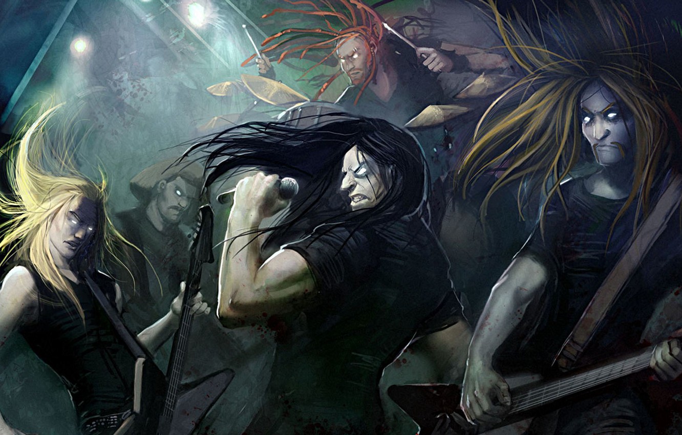 Photo Wallpaper Dethklok, Metalocalypse, The Animated - Metalocalypse Art - HD Wallpaper 