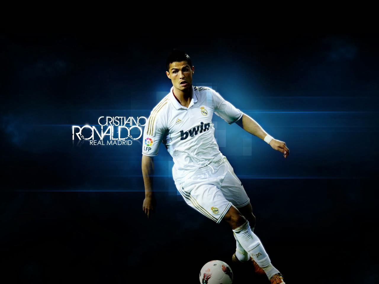 Wallpaper Hd Cristiano Ronaldo Fire Football Players - Full Hd Ronaldo Hd -  1280x960 Wallpaper 