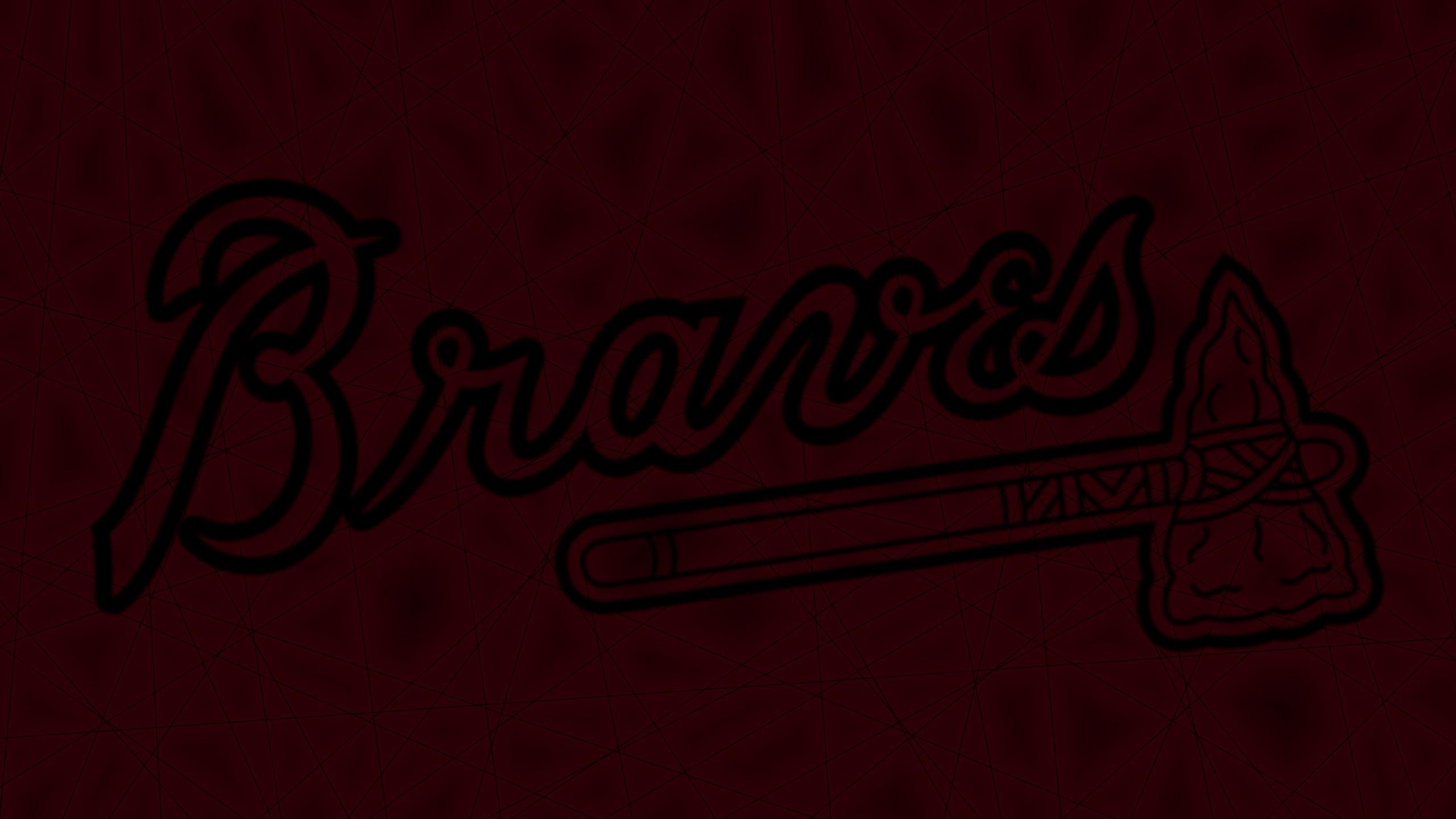 Atlanta Braves Desktop Wallpaper - Calligraphy - HD Wallpaper 