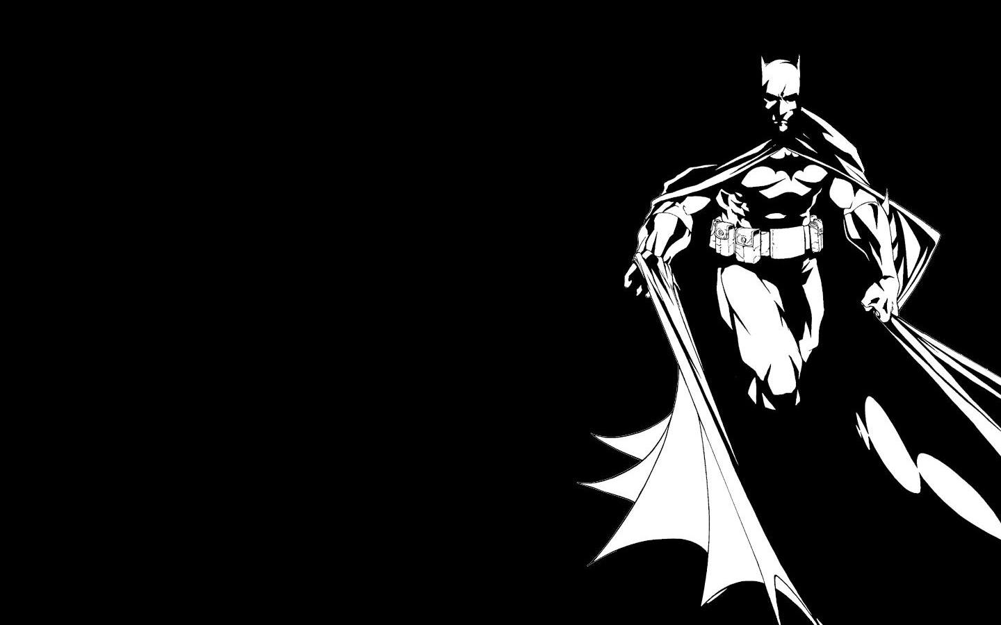 Batman Wallpaper Wp2002811 - Frank Miller Batman Black And White - HD Wallpaper 