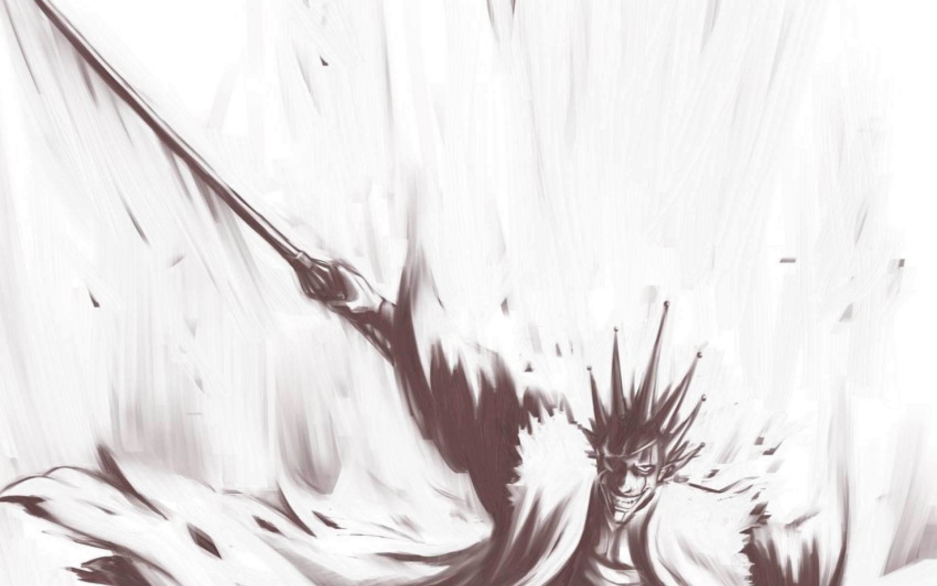 Bleach Hd Wallpaper - Kenpachi Bleach Art - HD Wallpaper 