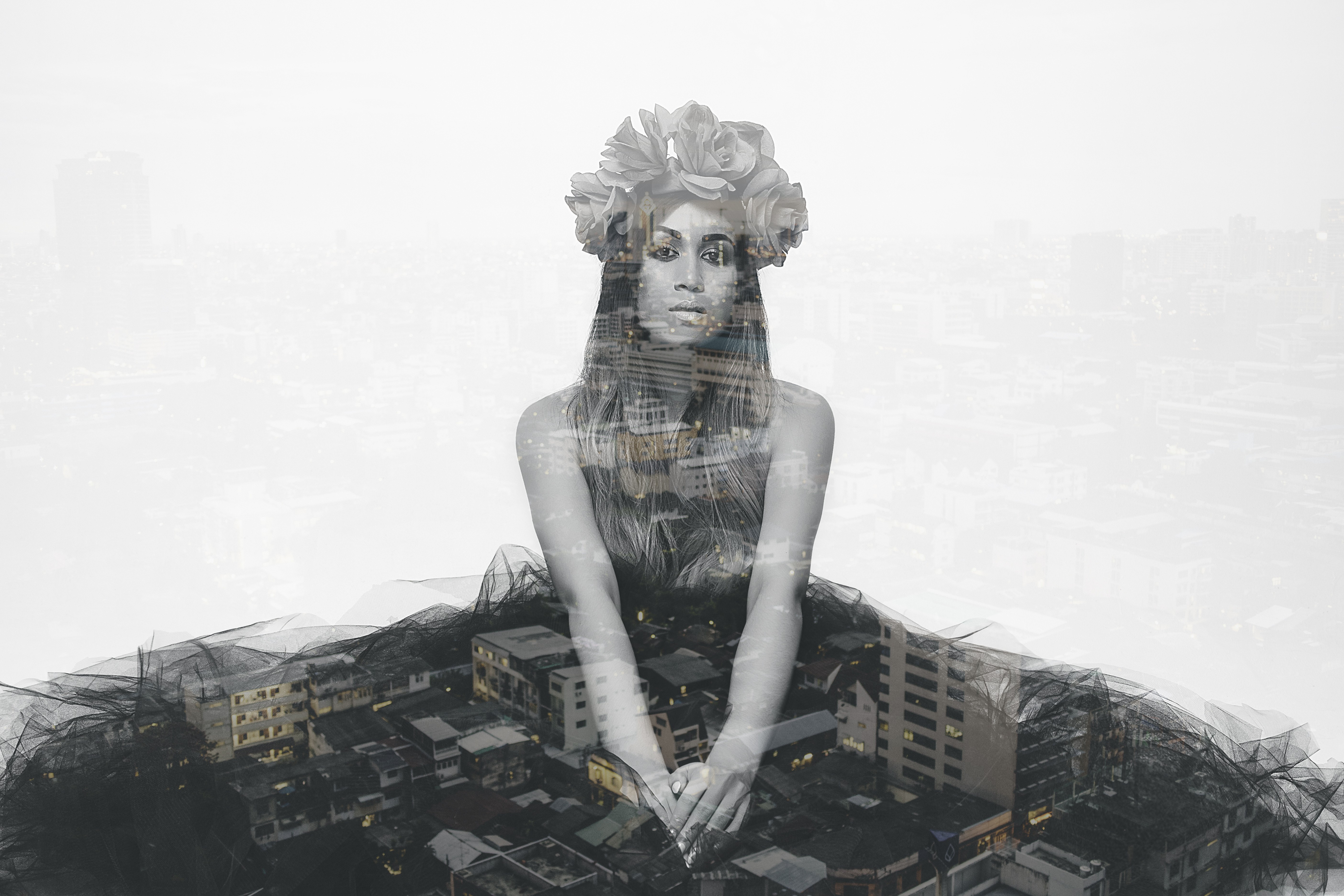 Double Exposure Wallpaper - HD Wallpaper 