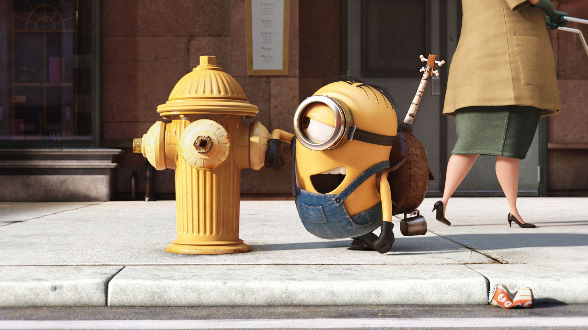 Awesome Minions Free Background Id - Minions Movie Still - HD Wallpaper 