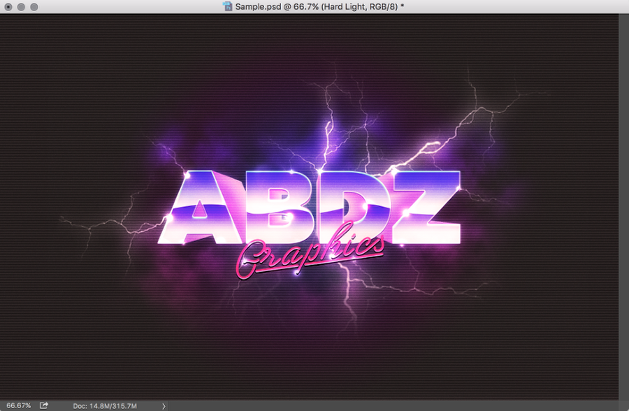 Classic 80s Style Logo - 80s Logo Style Photoshop - HD Wallpaper 