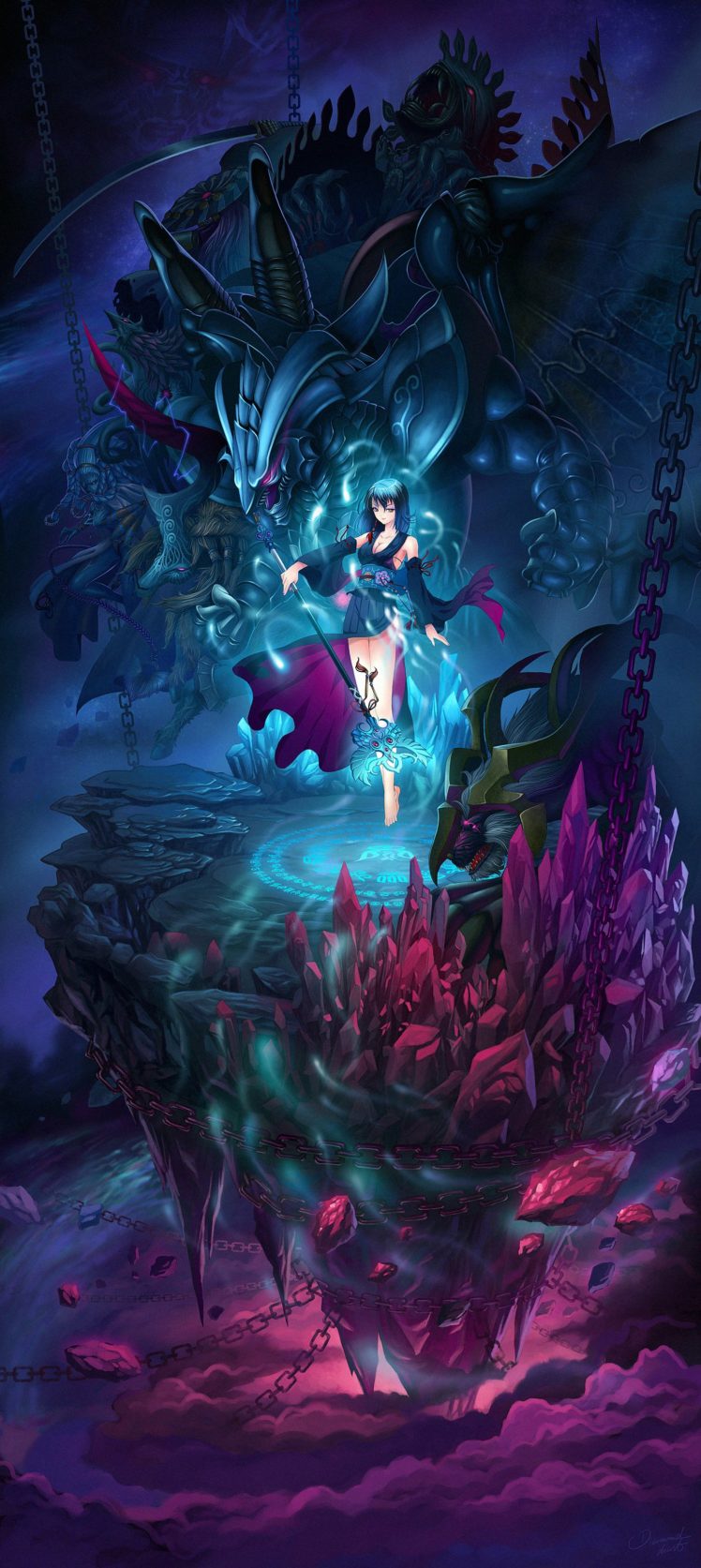 Final Fantasy Ifrit X Shiva - HD Wallpaper 