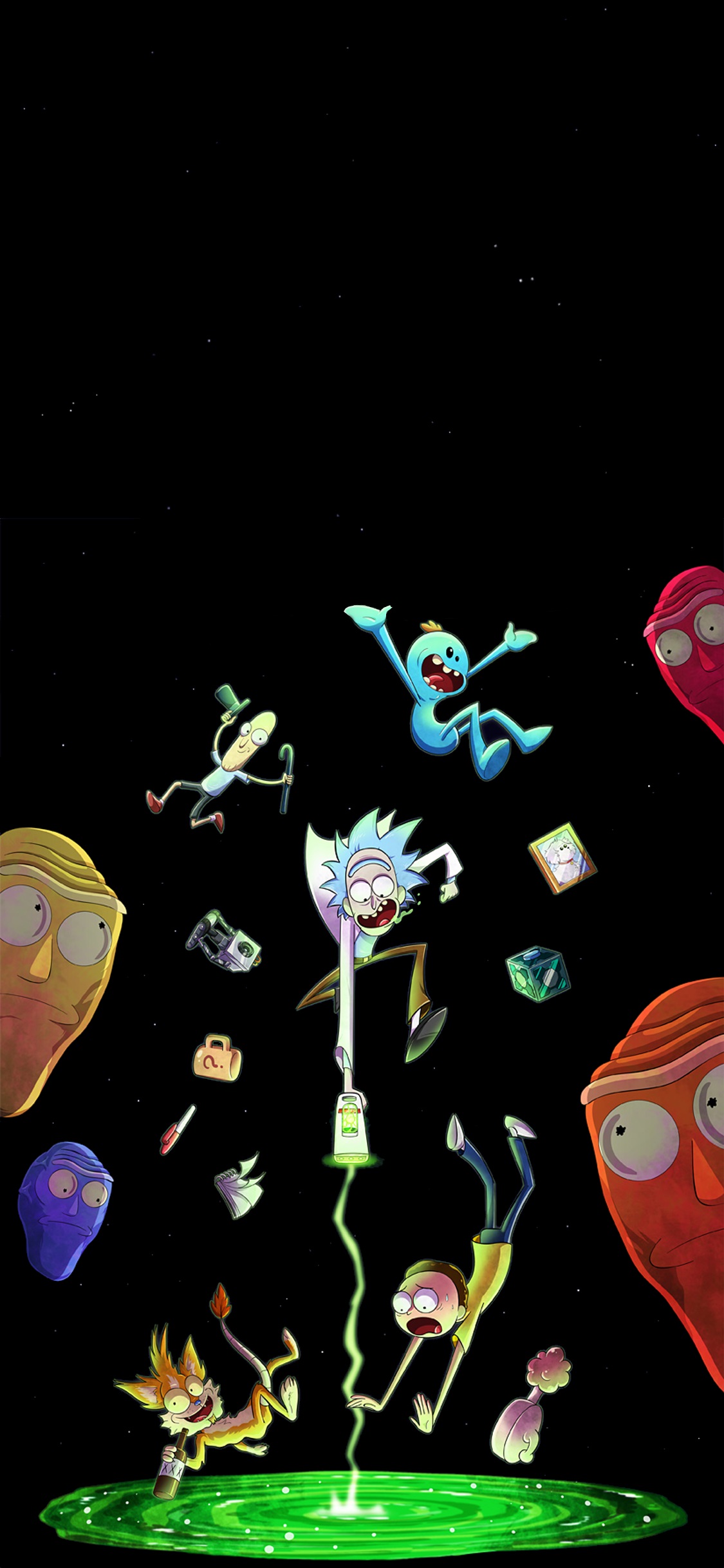 Cartoon Wallpaper For Iphone - Rick And Morty Wallpaper Celular - HD Wallpaper 