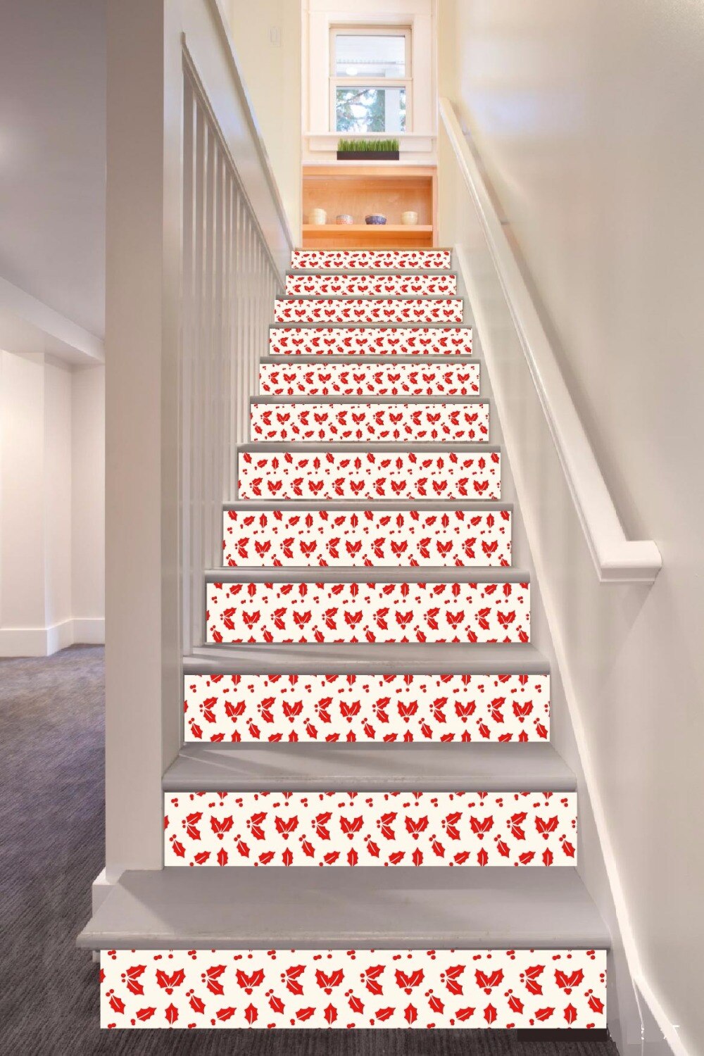 Stair Case With Wall Either Side - HD Wallpaper 