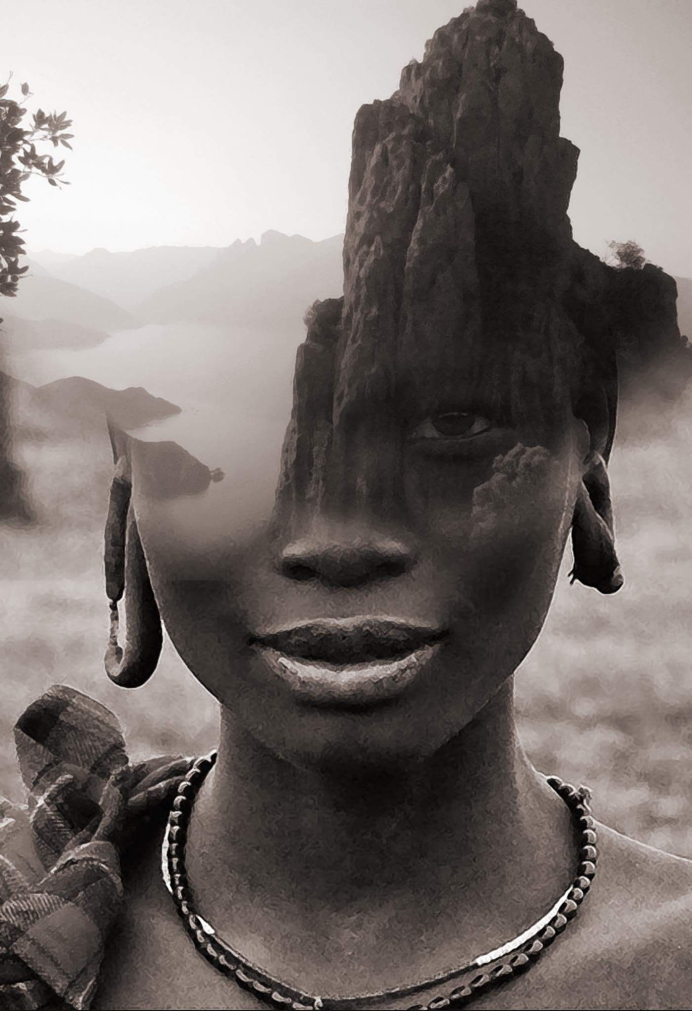 Double Exposure Afrika - HD Wallpaper 