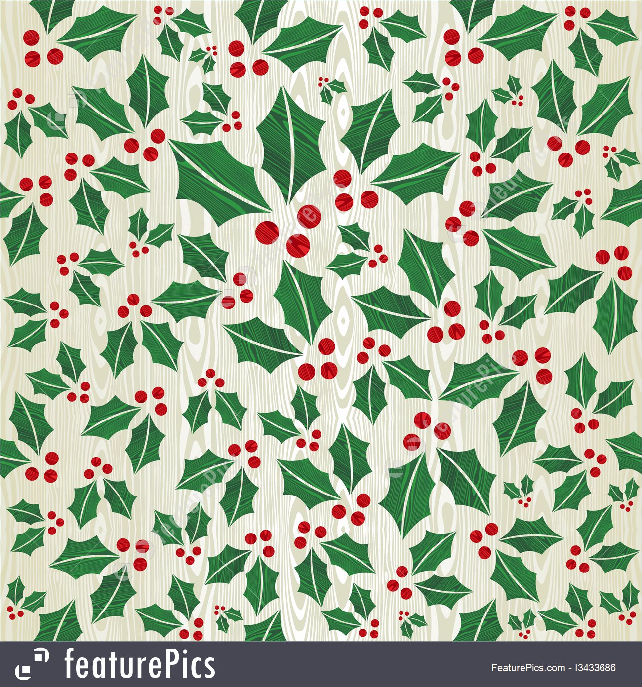Christmas Wooden Mistletoe Shape Pattern Royalty-free - Christmas Pattern Background Mistletoe - HD Wallpaper 