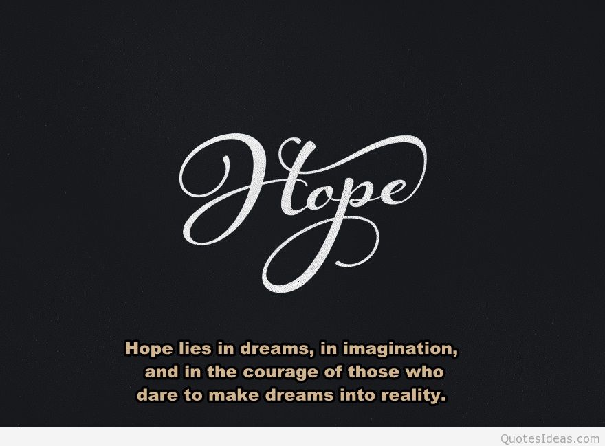 Wallpaper Hope Quote - Logotipo Hope - HD Wallpaper 