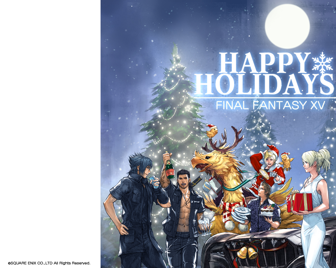 Final Fantasy Xv Holiday Pack - HD Wallpaper 