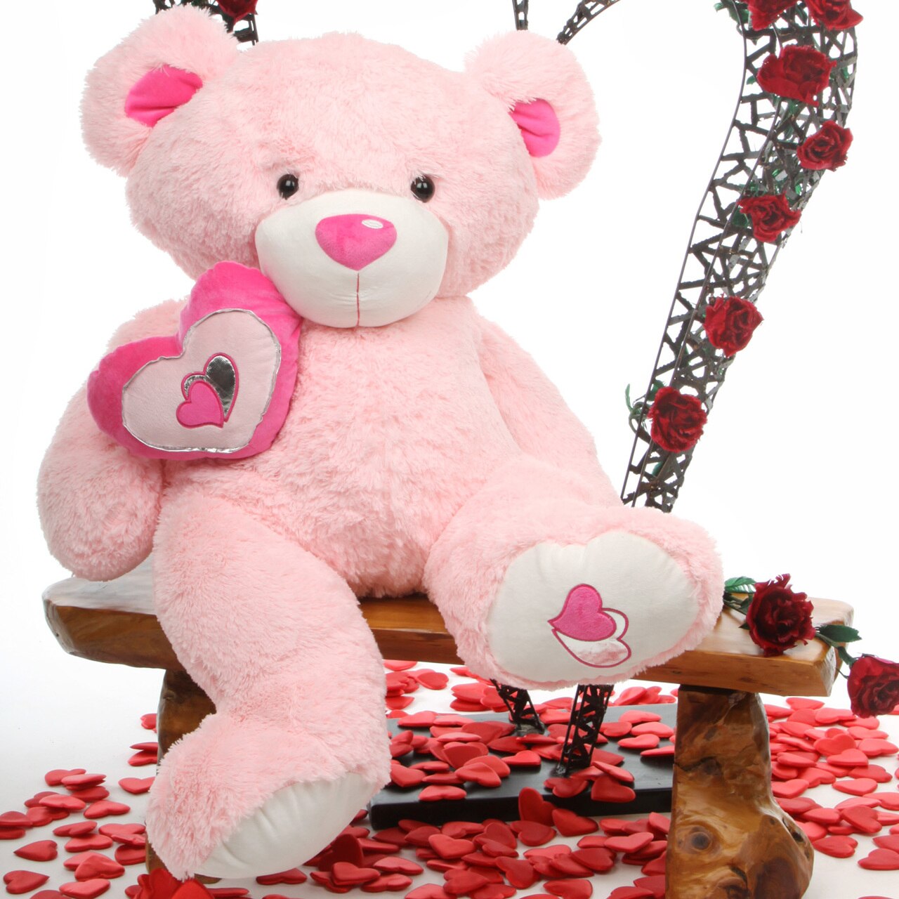 Cute Big Love Teddy Bear - HD Wallpaper 