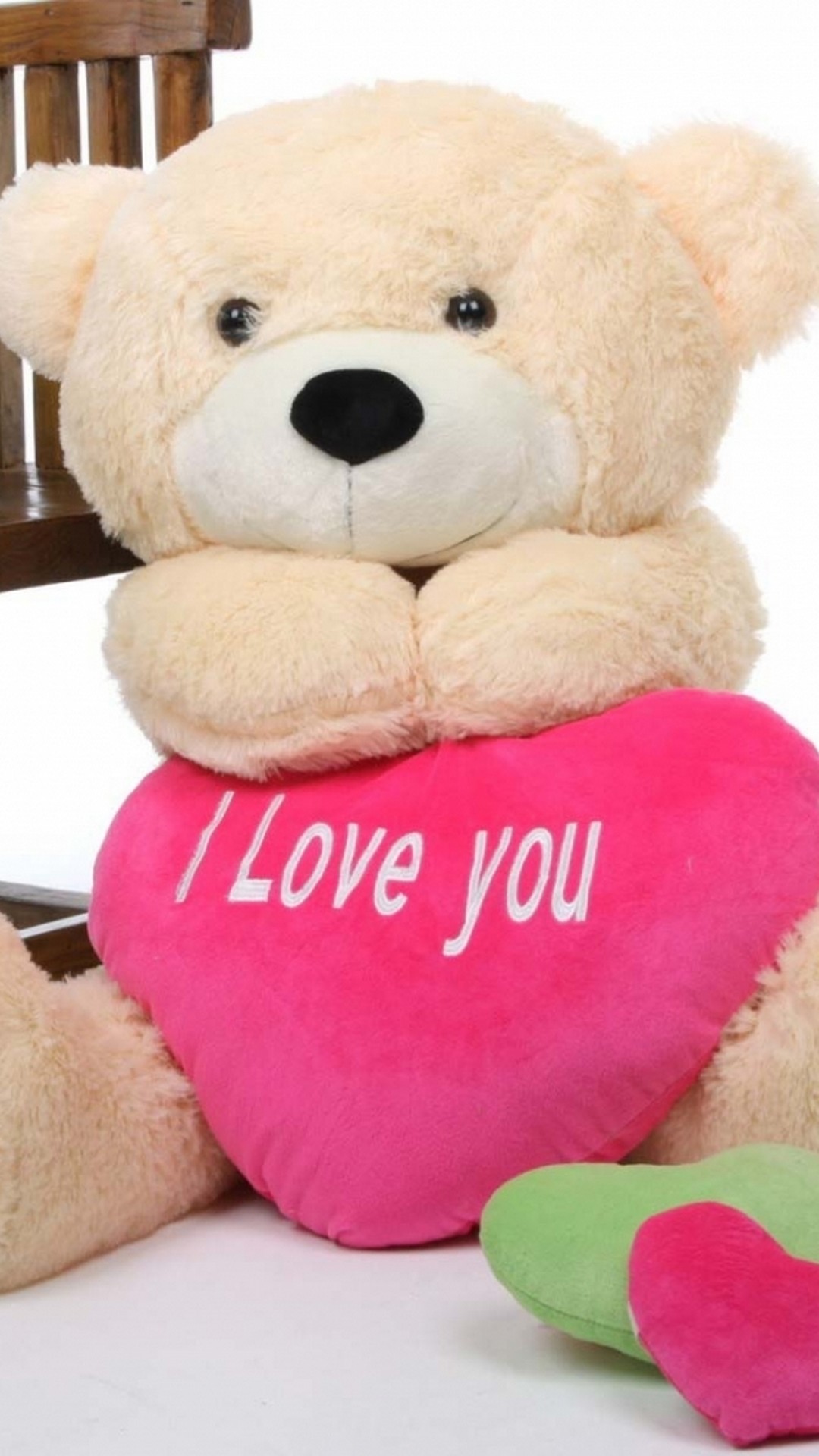 Teddy Bear Wallpaper For Android With Image Resolution - Love You Teddy  Bear - 1080x1920 Wallpaper 