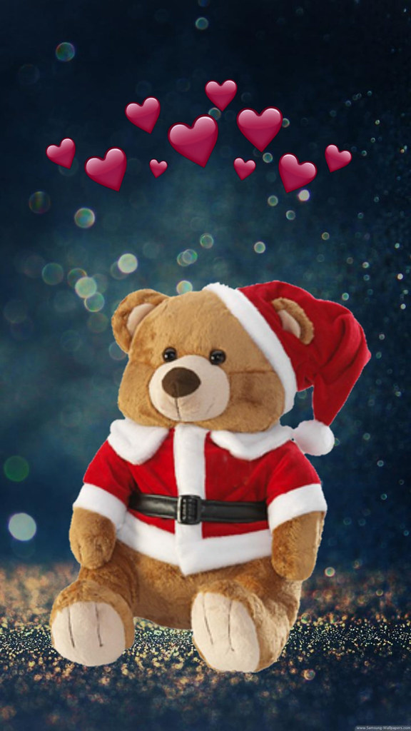 Christmas Teddy Bear Png - HD Wallpaper 