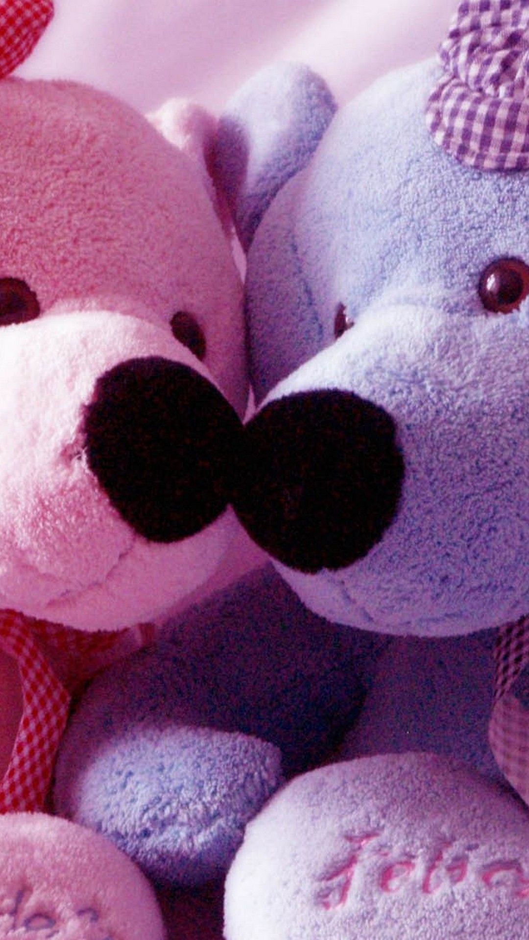 cute teddy bear couple hd wallpaper