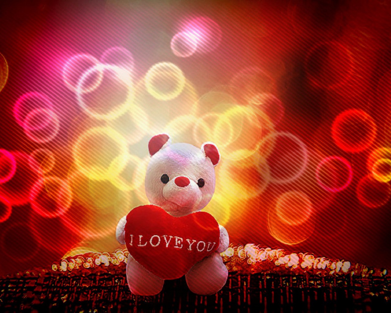 Sweet Teddy Saying L Love You High Definition Wallpapers - Pensamientos Bonitos De Amor - HD Wallpaper 