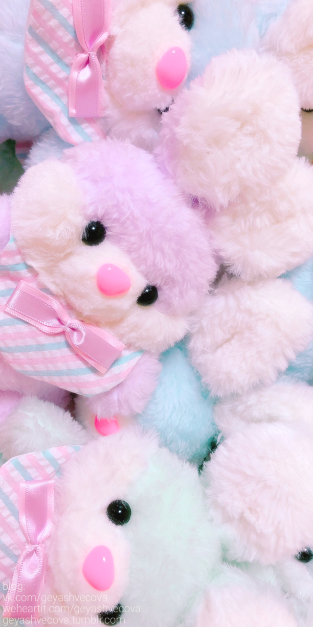 Accessories, Cute, And Pastel Kawaii Image - Beautiful Pink Teddy Bear - HD Wallpaper 