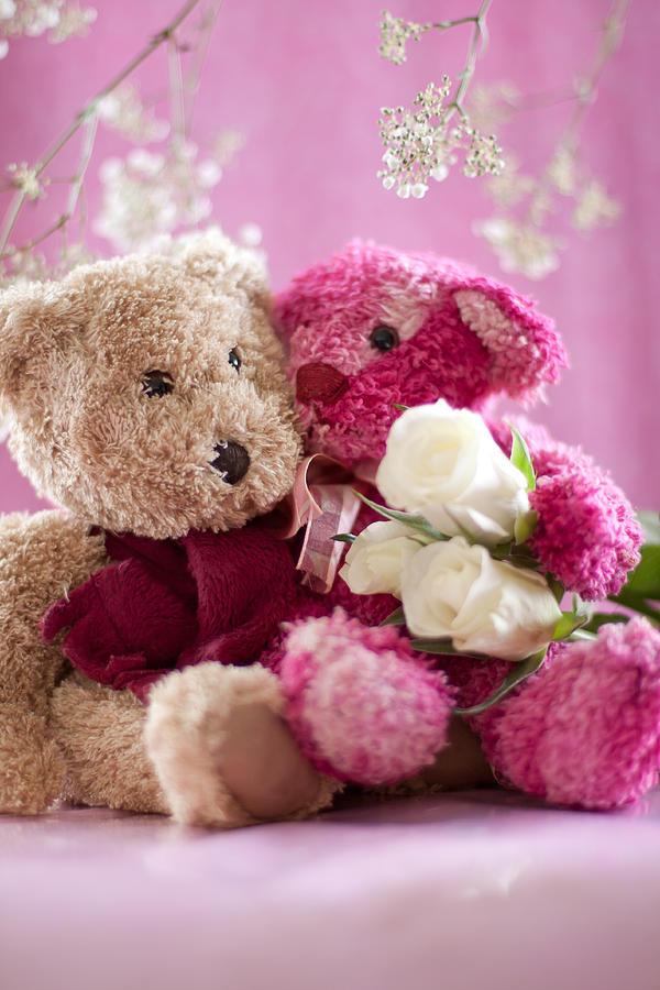 Cute Teddy Wallpaper Cute Teddy Bears Wallpapers For Mobile 600x900 Wallpaper Teahub Io