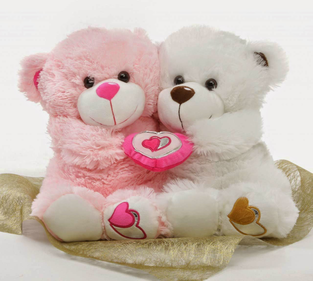 Cute Teddy Bear Wallpaper - Cute Happy Teddy Day - HD Wallpaper 