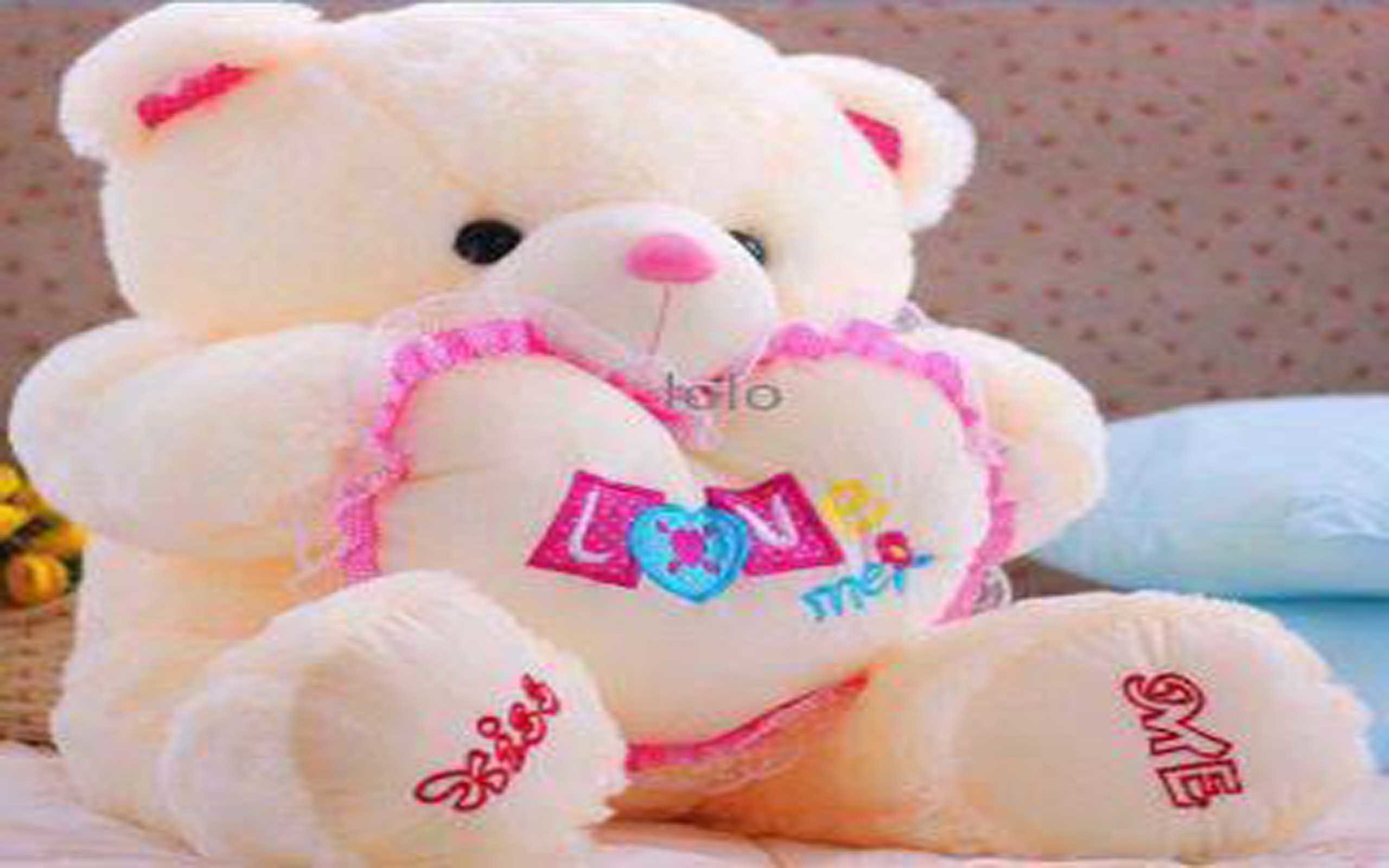 Black Teddy Bear Wallpaper - Cute Pink Teddy Bears - HD Wallpaper 